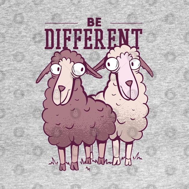 Be Different Sheep by Safdesignx